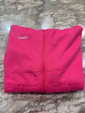 Comfrt Pink Full-Zip Hoodie
